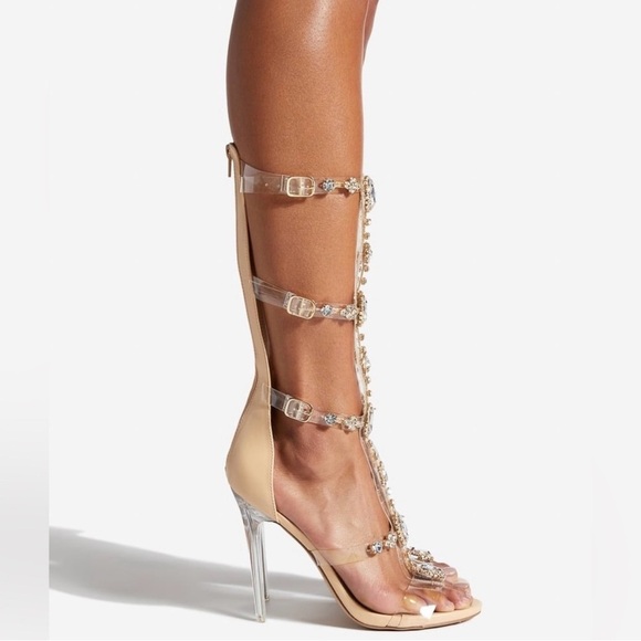 Crystal-Embellished Gladiator Heel - Picture 2 of 9